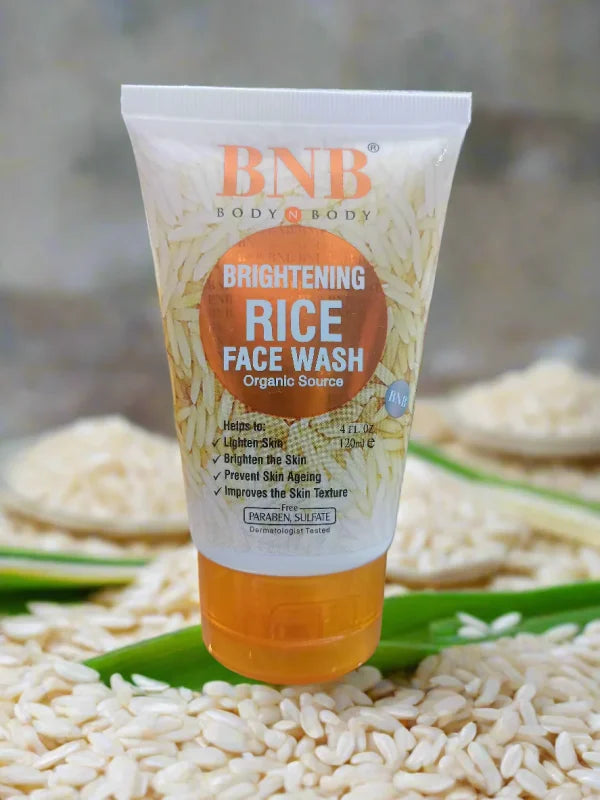 BnB Rice Face Wash - Perfect for All Skin Types (120ml)